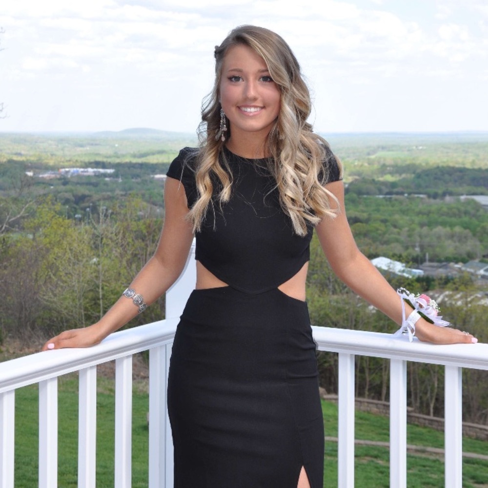 Black formal dress